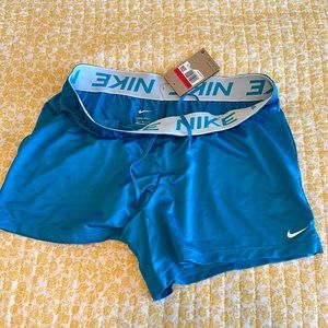 Teal Nike Drifit shorts new with tags